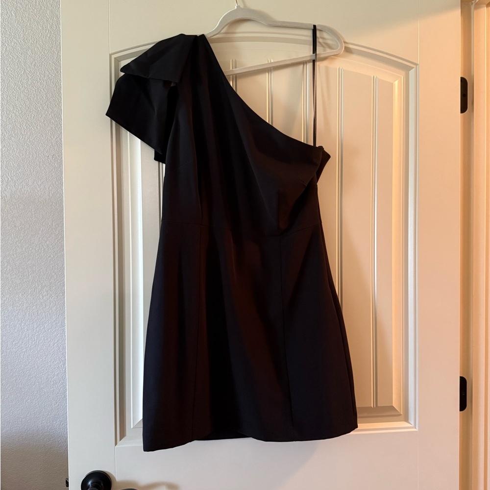 NWT Gianni Bini Black One-Shoulder Dress